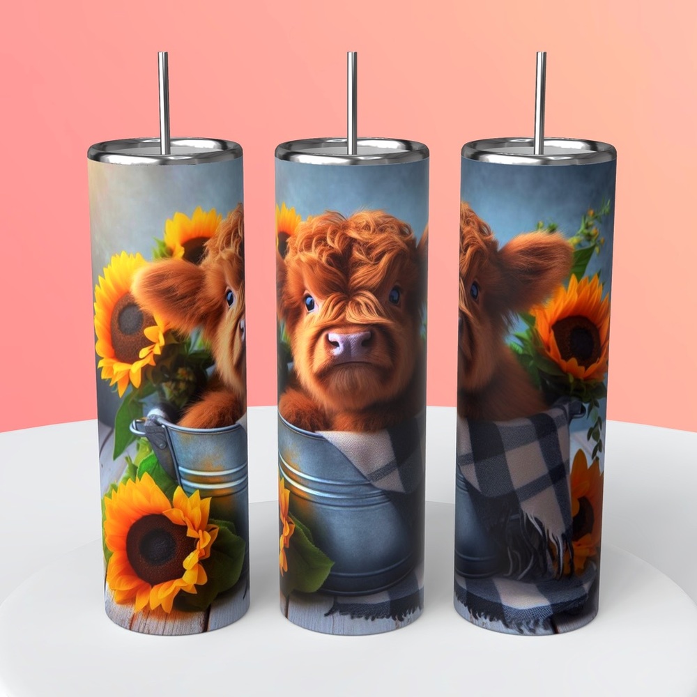 Highland cow #4 20 oz tumbler